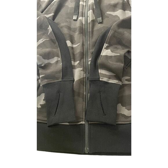 Athleta‎ Triump Activewear Printed Camo Full Zip Up Hoodie Sweatshirt Size Small - Picture 9 of 16